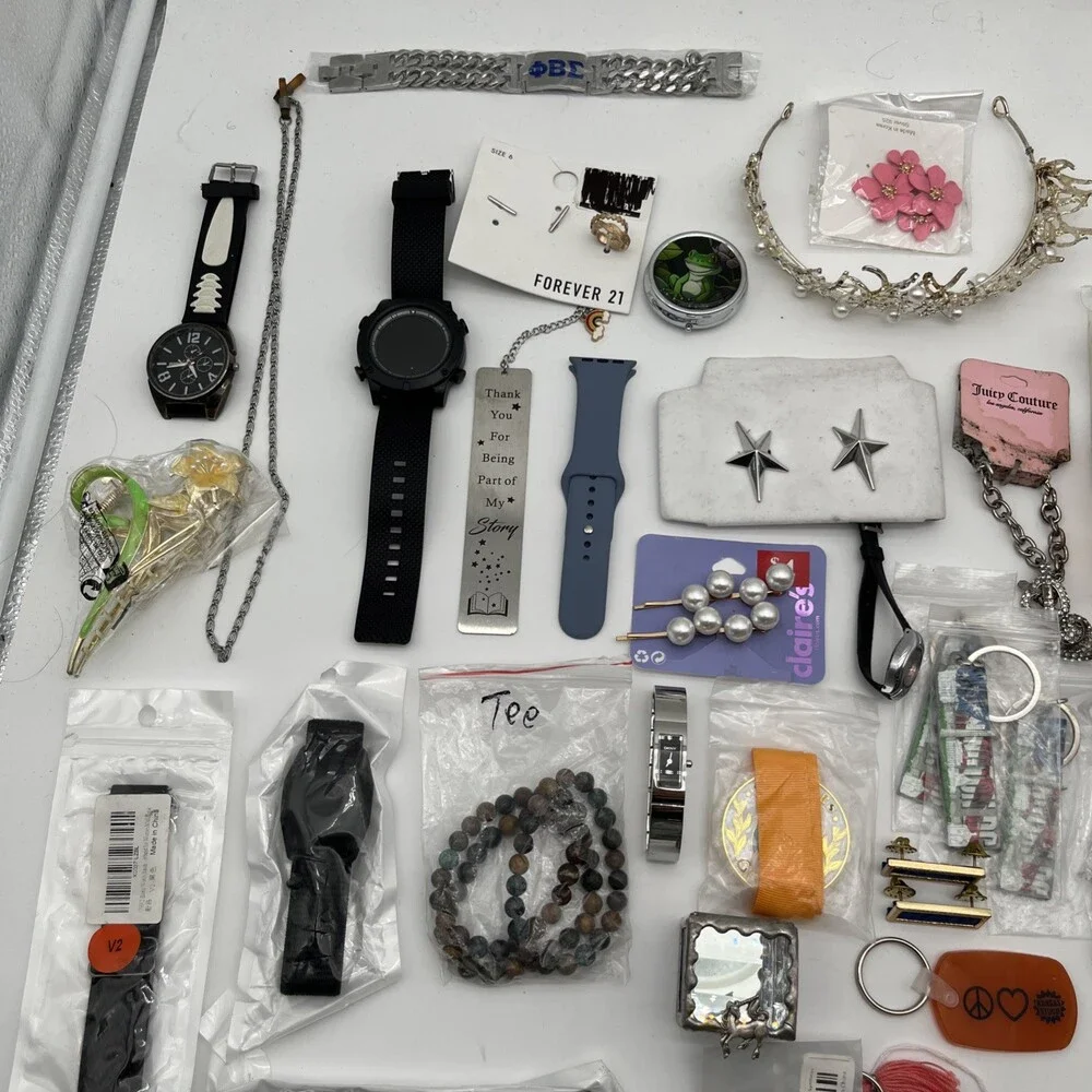 Assorted 50 Pieces Misc Jewelry and Accessories Lot